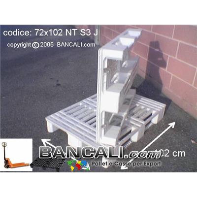 Bancale Atossico 72x102 Forcabile con transpallet su 4 Lati Kg. 8,2