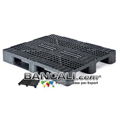Bancale Rettangolare 100x120 in Plastica a maglia Grigliata con 3 Slitte per Portate consistenti.