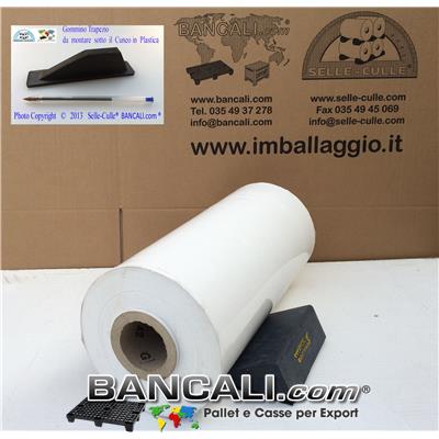 Cunei Cuneo in Plastica 200 mm. Zeppa Universale con 2 Gommini antiscivolo, per Bloccare le Bobine o Cilindri in genere. Peso Tara 500 gr.