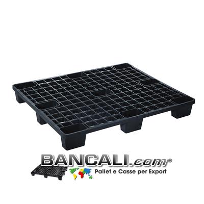 EXPORT PLASTIC PALLET 100x120  Inseribile Grigliato da Kg. 6,3; Bancale Plastica Maglia Quadra;  9 Piedi;   EXPORT-PALLET®  Suggerito anche per le Spedizioni Aeree: AirPALLET®