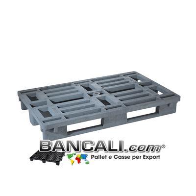 EuroPallet per Scaffale 80x120 per export di Grosse Portate     3 slitte sotto, Reciclato. Kg 26