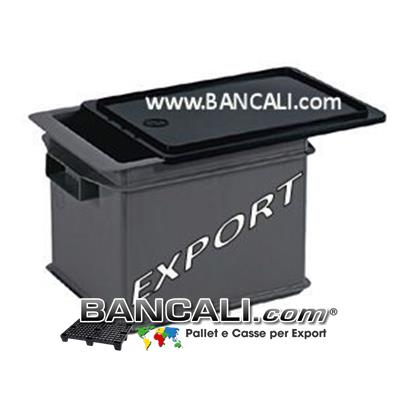 Export Box da 21 Litri 30x40 h.26 cm con coperchio a slitta