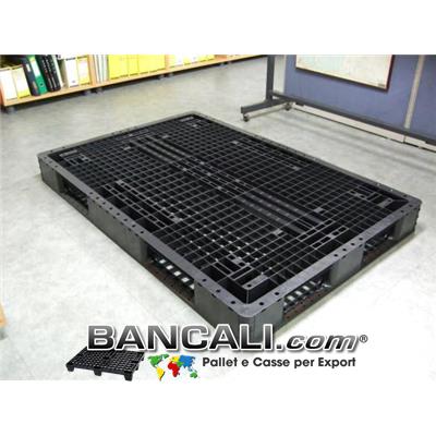 PALLET IN PLASTICA GRANDE 1140x1700 mm.  Altezza 150 mm. Perimetrale 5 Slitte Sotto, Sovrapponibile; Lungo quasi 2 metri. Peso 15   Portata: Medio Pesante.  il Massimo della Tecnologia !!!!  è uno Spettacolo !!!  Eccellente per Container Lungo 40' 