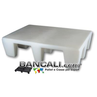 Pedana HACCP Alta 30 cm Igienica 80x120 Piano Liscio Chiuso