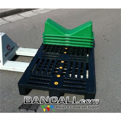 Perforazione Pallet mediante Trapano per creare i 2 fori (i 2 buchi) idonei ad alloggiagiare le 2 viti di ciascuna sella-culla; Da un minimo di 4 fori = 2 selle-culle ad un massimo di 8 fori = 4 selle-culle per EuroPALLET, costo cadaun foro: