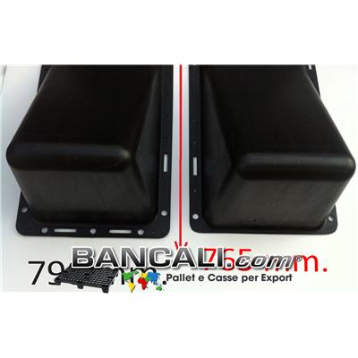 Sella Culla MOBILE in Plastica a forma di V, come supporto di Corpi Cilindrici o come sostegno di Bobine, Rotoli in Carta, Pellicole, Avvolgibili, Accoppiati, di Plastica o Cartone. Tara Peso Kg. 1,8