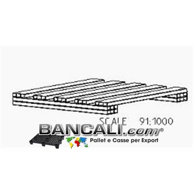 miniPallet Plastica  55x55 cm  h.6 cm  in PET  2 vie  kg  2,3